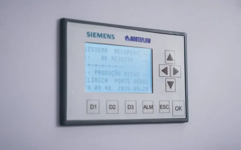 Painel da Máquina de Hemodiálise